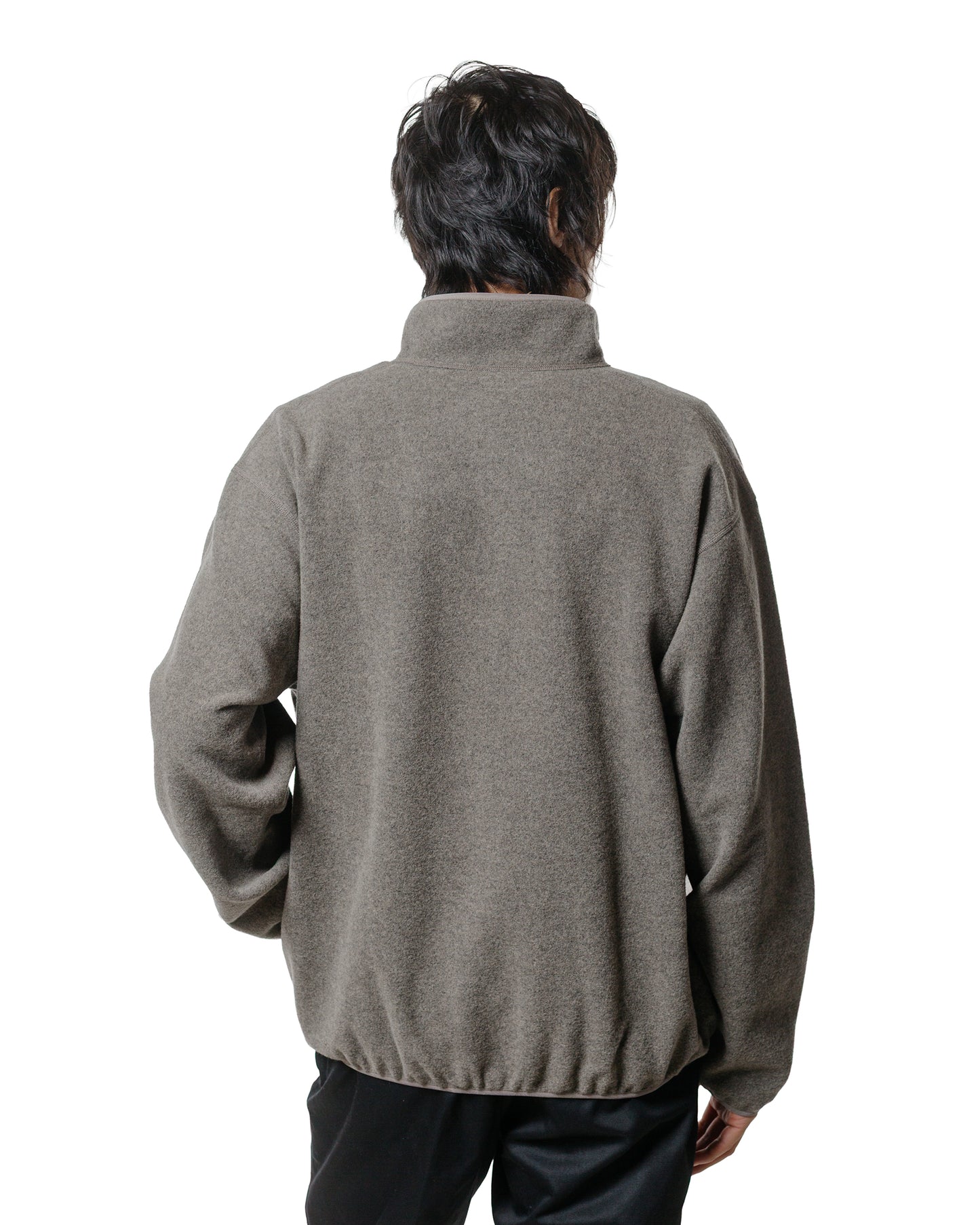 Phigvel Pullover Fleece Jacket Beige Gray