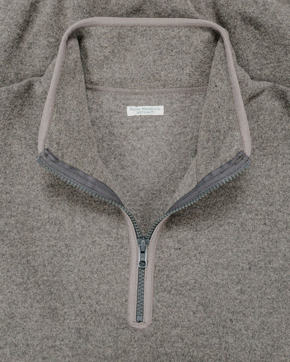 Phigvel Pullover Fleece Jacket Beige Gray