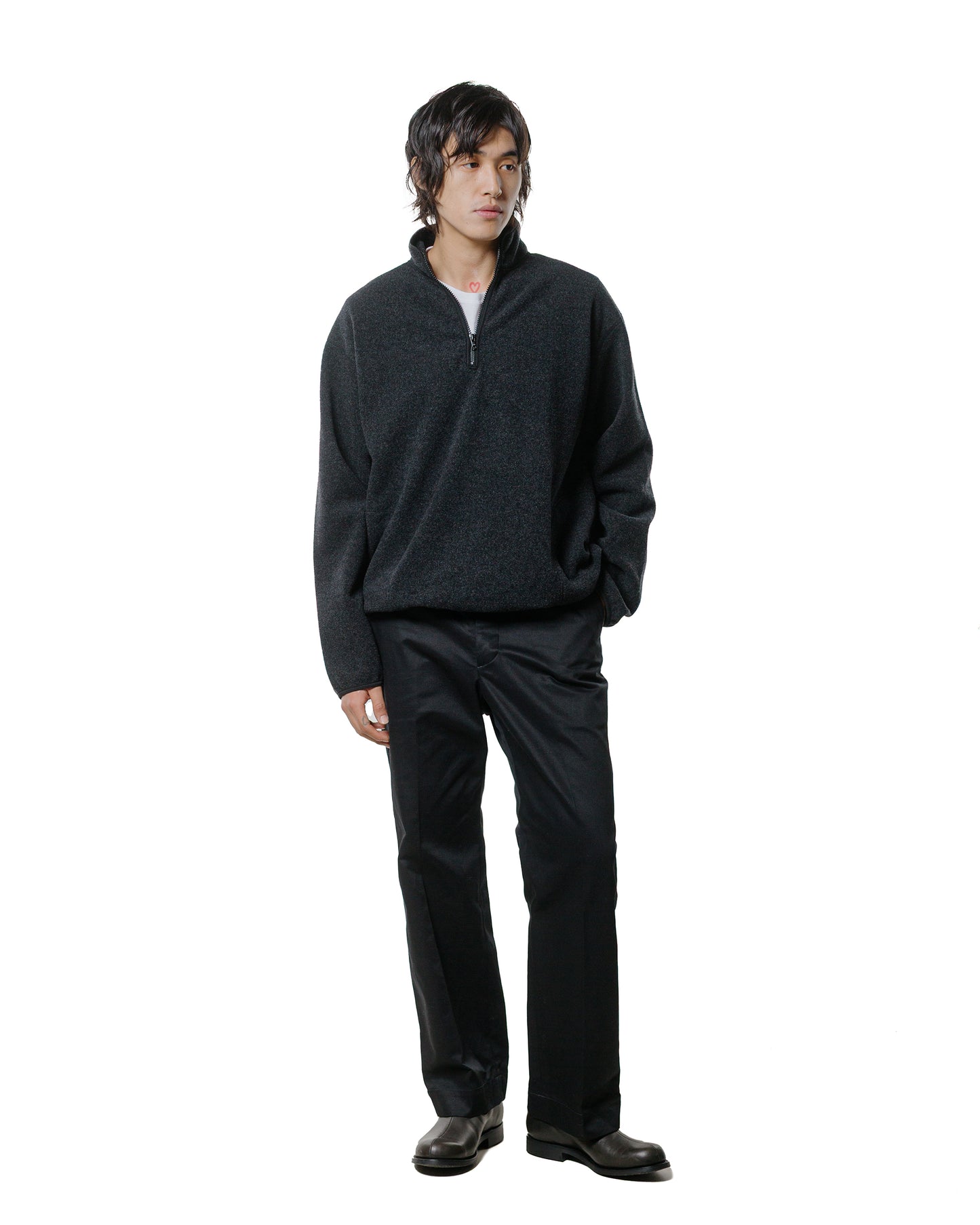 Phigvel Pullover Fleece Jacket Charcoal