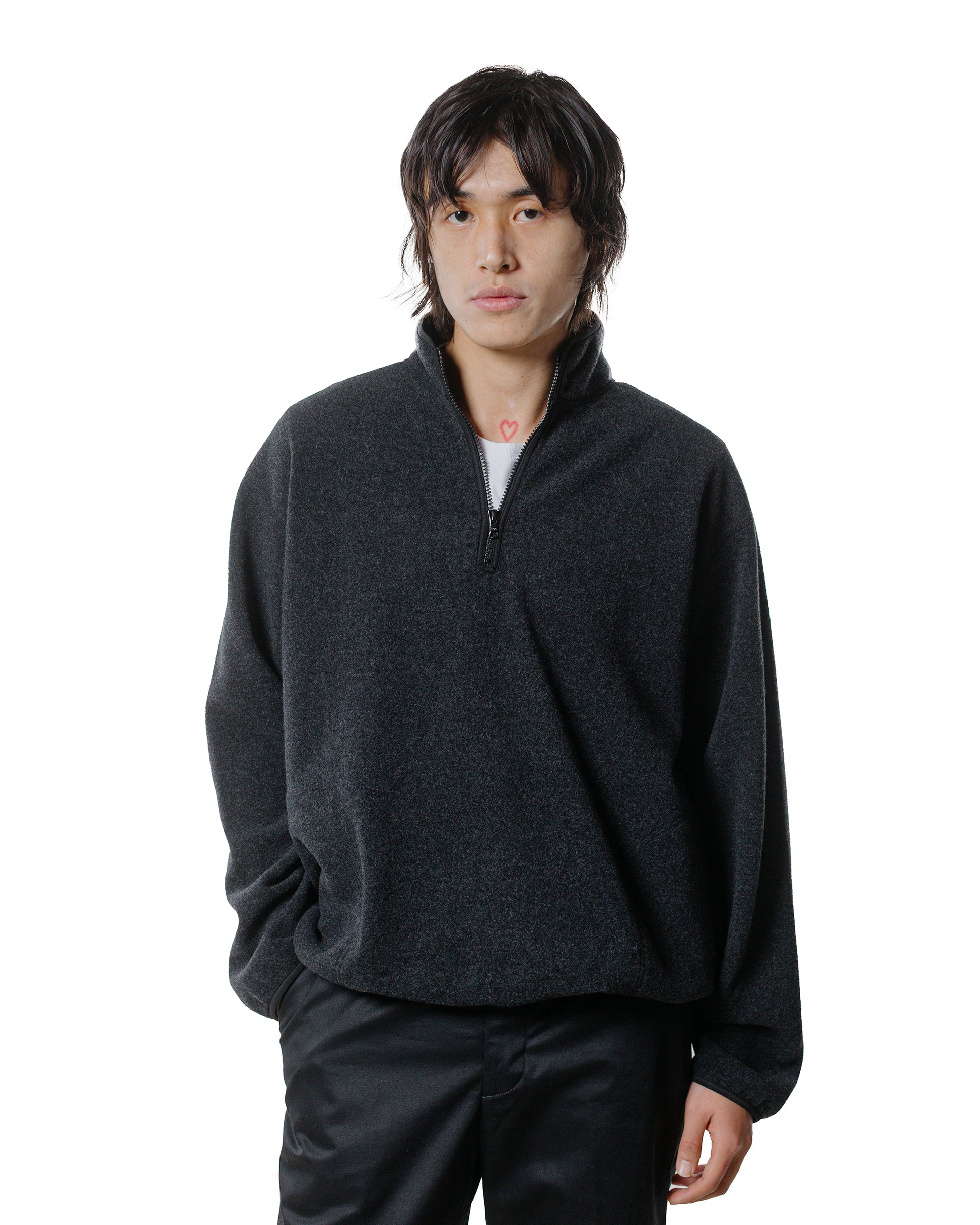 Phigvel Pullover Fleece Jacket Charcoal