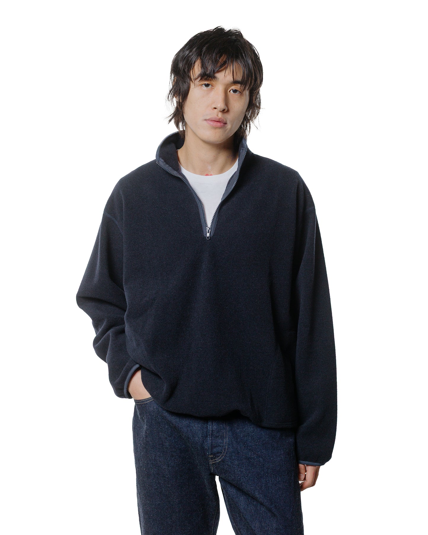Phigvel Pullover Fleece Jacket Ink Navy