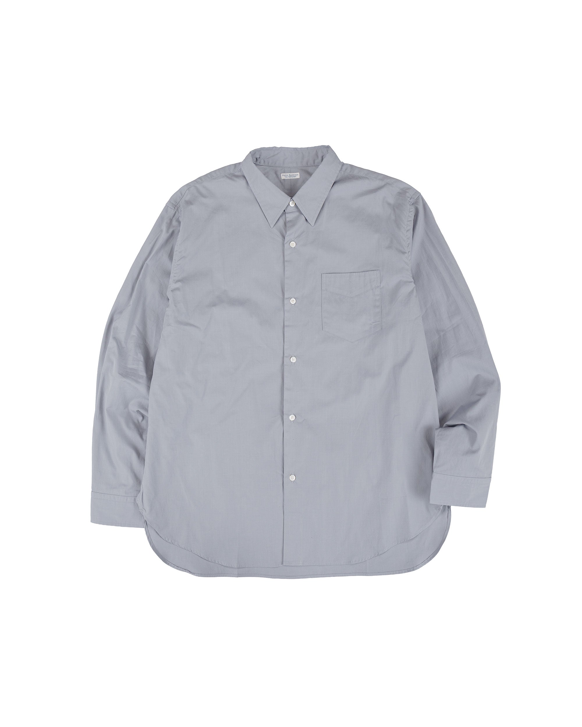 Phigvel Regular Collar Dress Shirt Old Sax