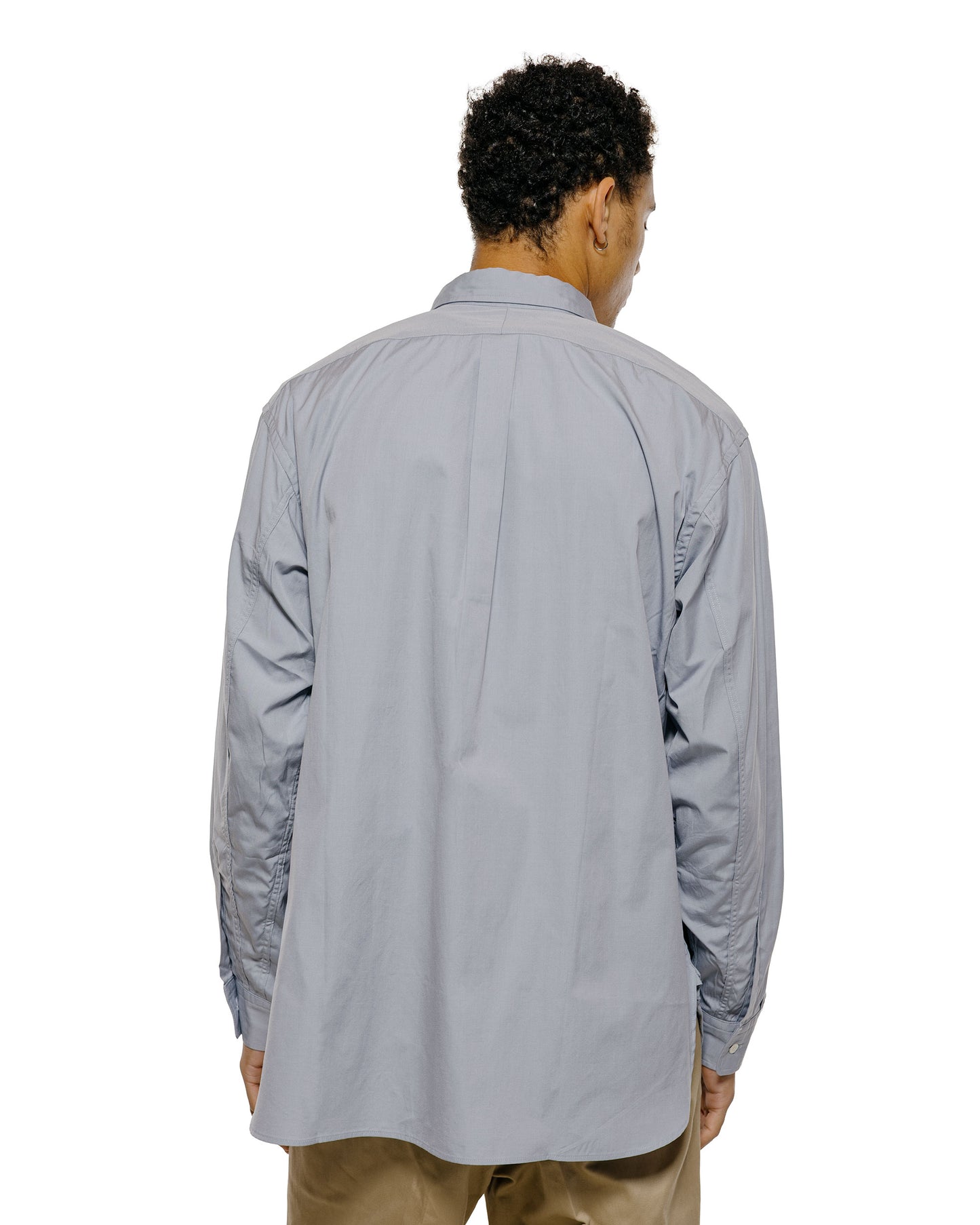 Phigvel Regular Collar Dress Shirt Old Sax