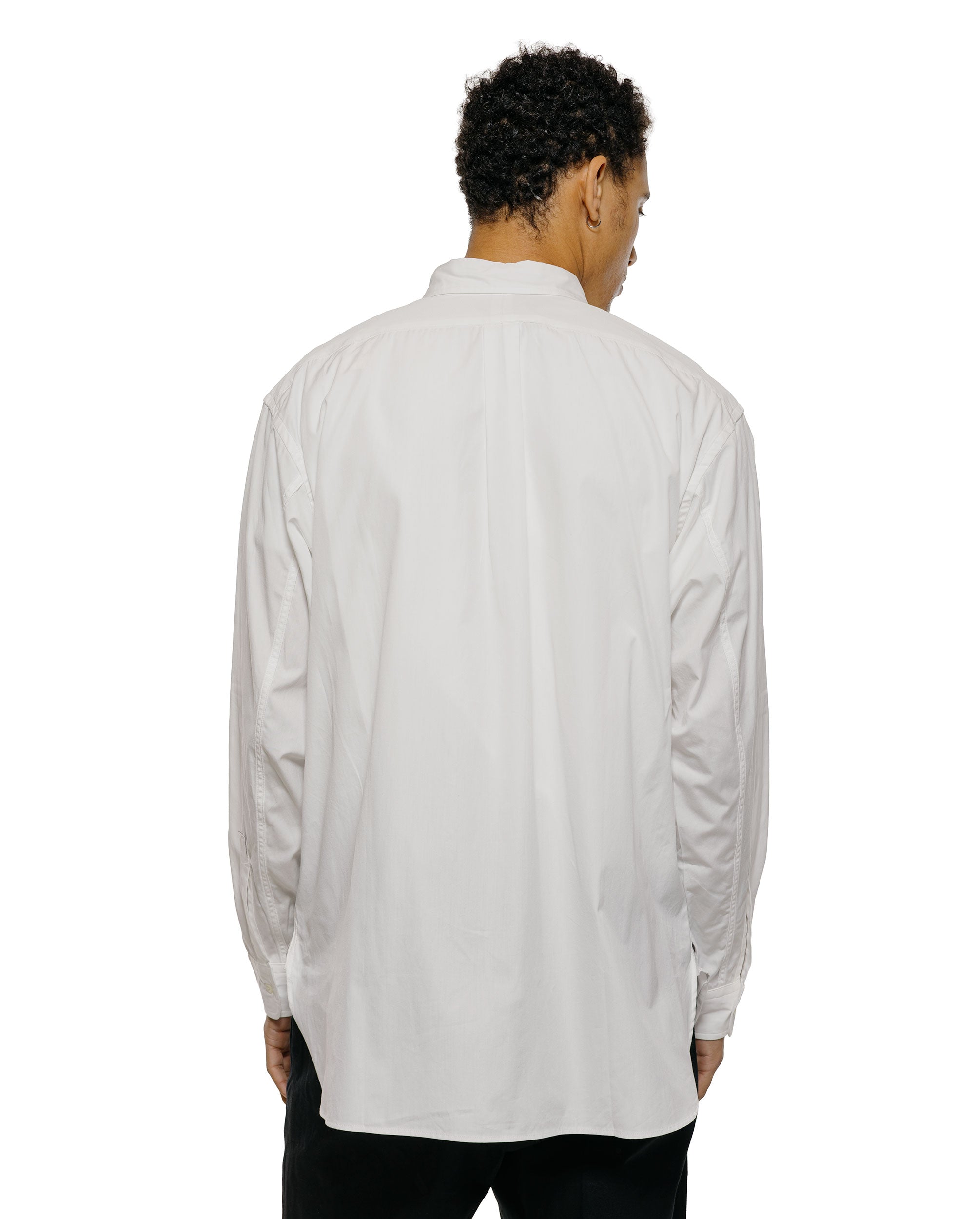 Phigvel Regular Collar Dress Shirt Old White