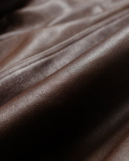 Phigvel Sheepleather Sporting Blouson Dark Brown