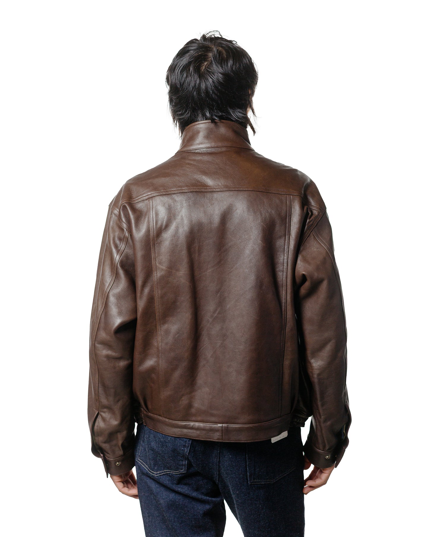 Phigvel Sheepleather Sporting Blouson Dark Brown