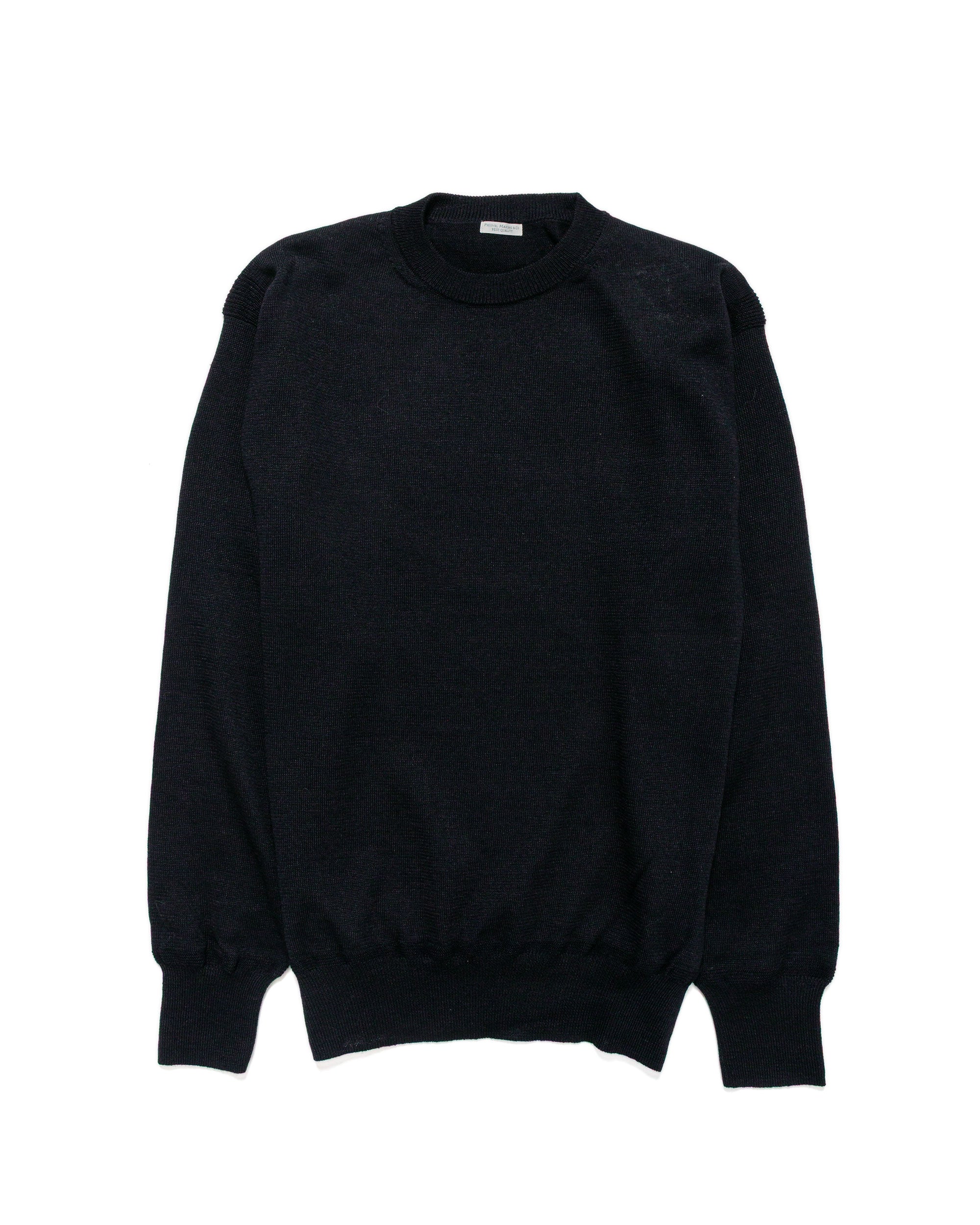 トップス PHIGVEL Crewneck Knit BLACK 2024SS PhigvelWLCrewneckKnitBlack-1.