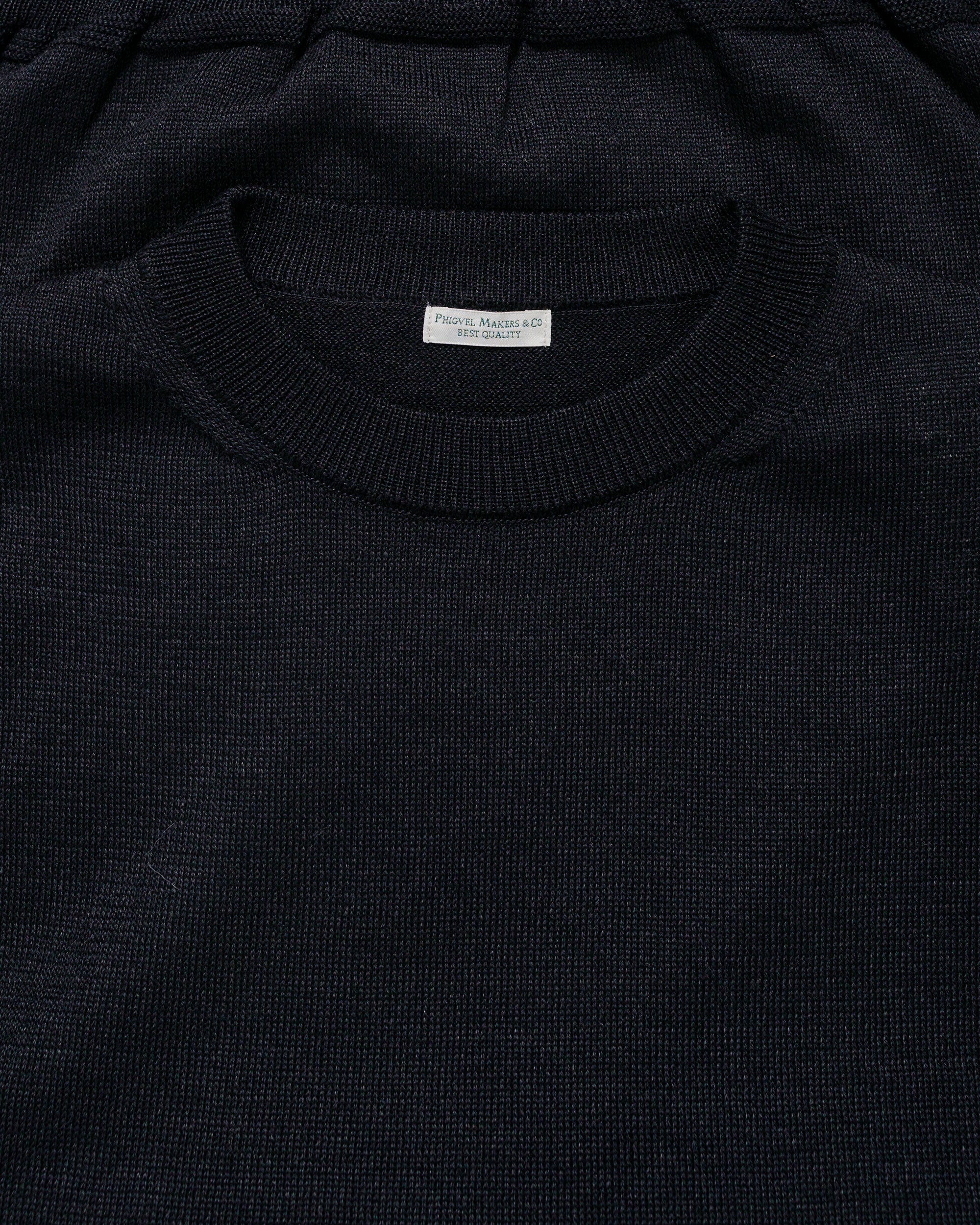Phigvel W/L Crewneck Knit Black