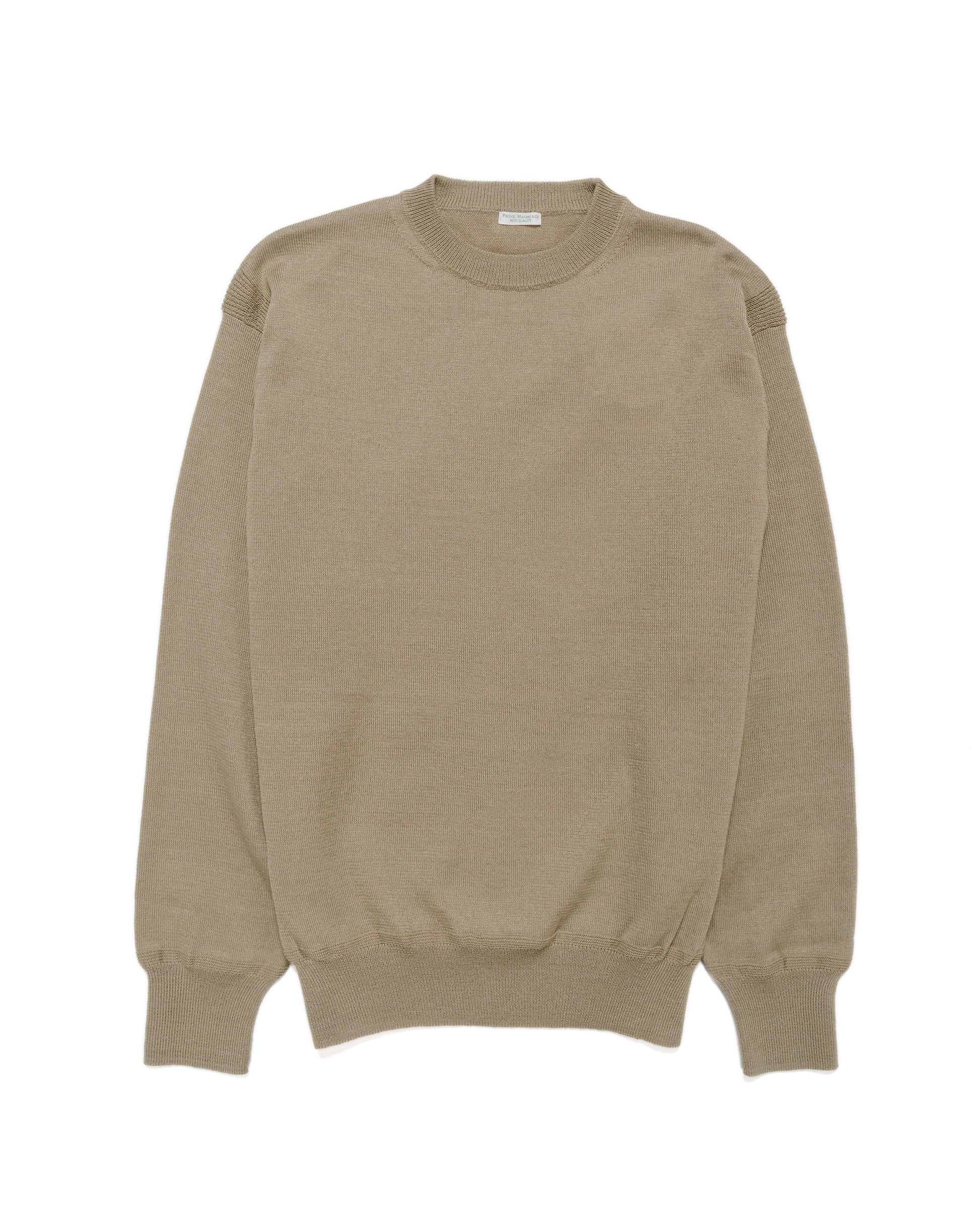 Phigvel WL Crewneck Knit Khaki Beige