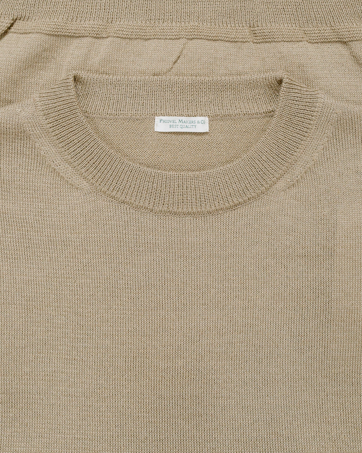 Phigvel WL Crewneck Knit Khaki Beige