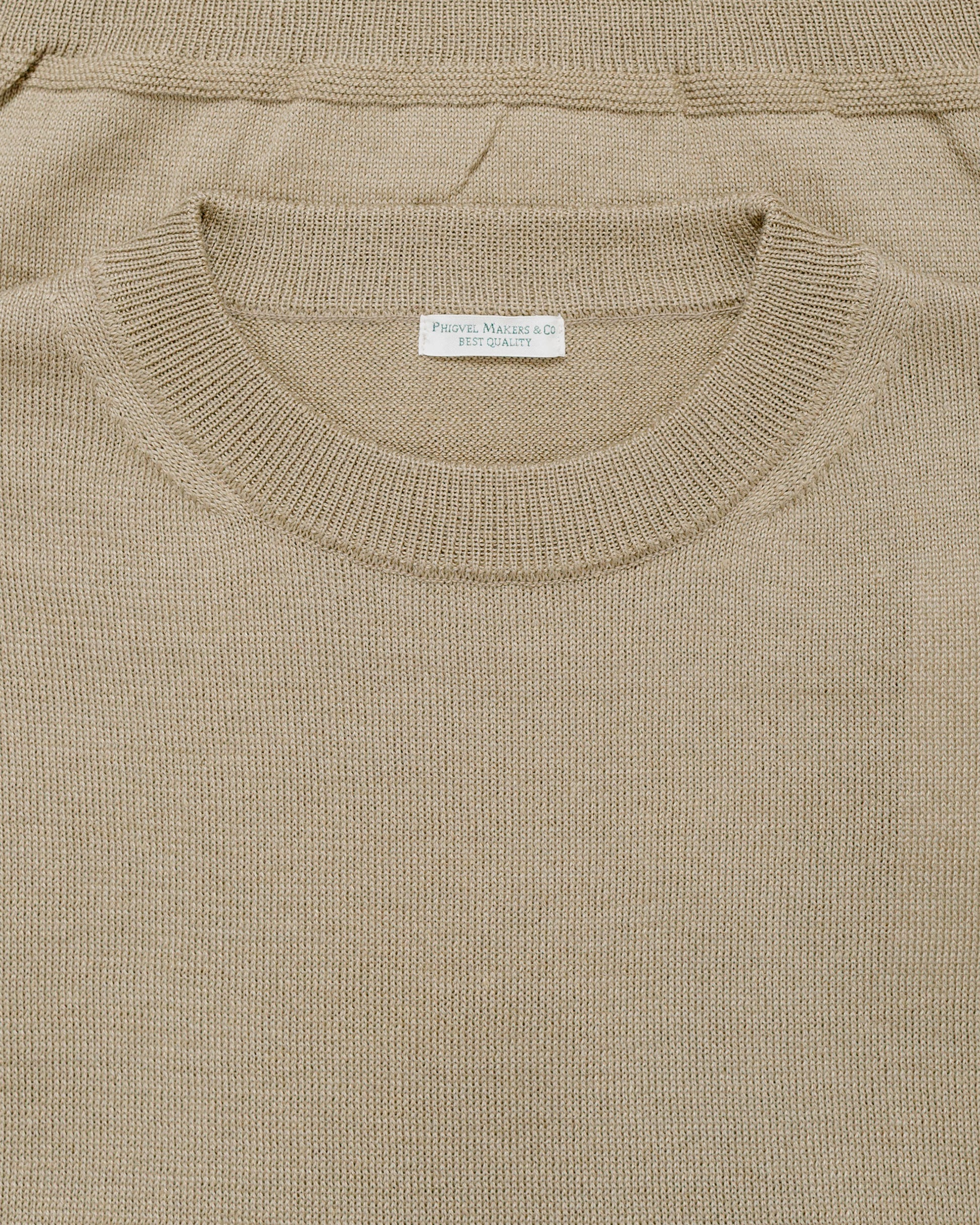 Phigvel WL Crewneck Knit Khaki Beige