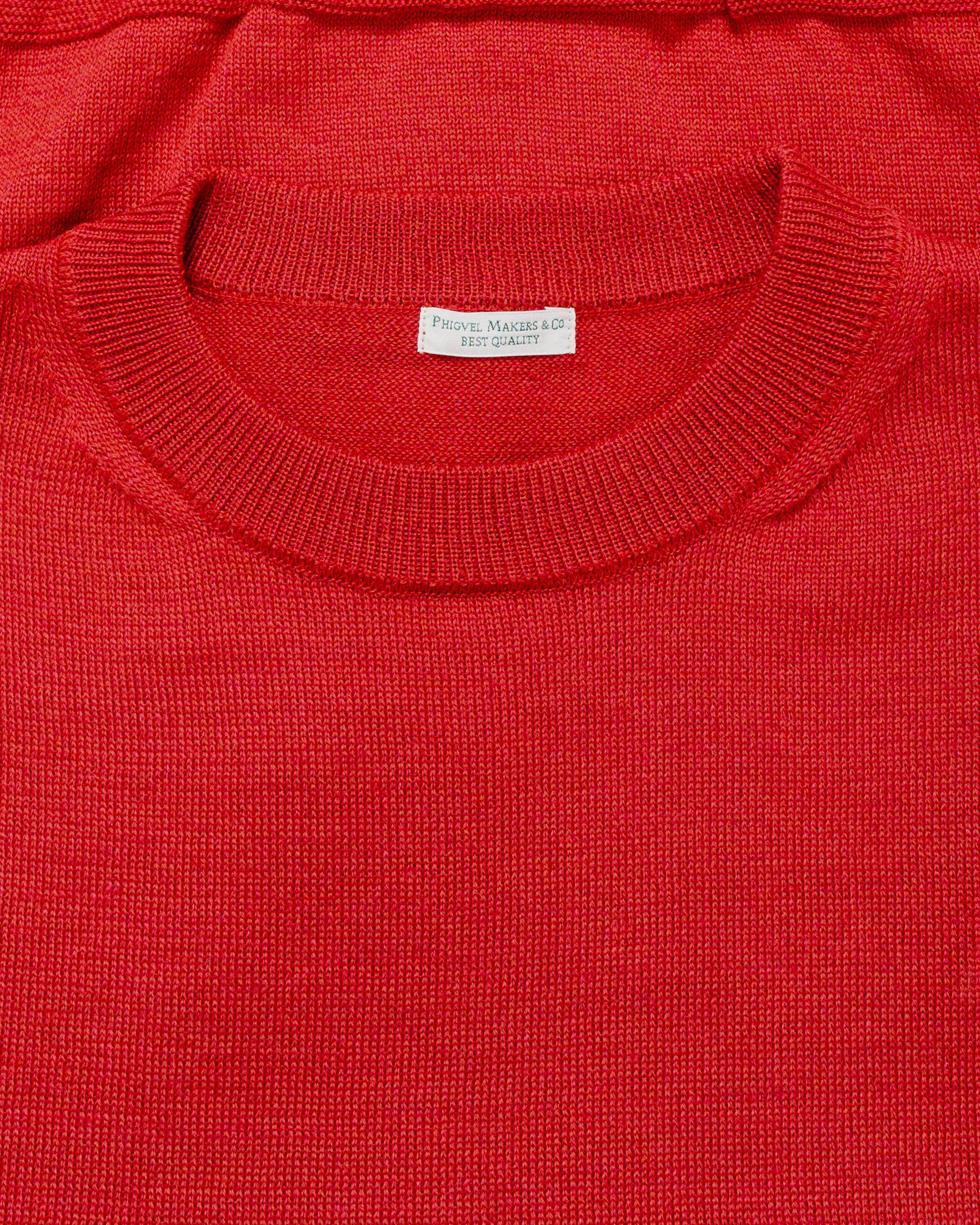 Phigvel W/L Crewneck Knit Red