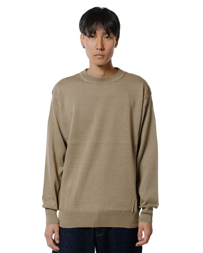 Phigvel W/L Crewneck Knit Khaki Beige