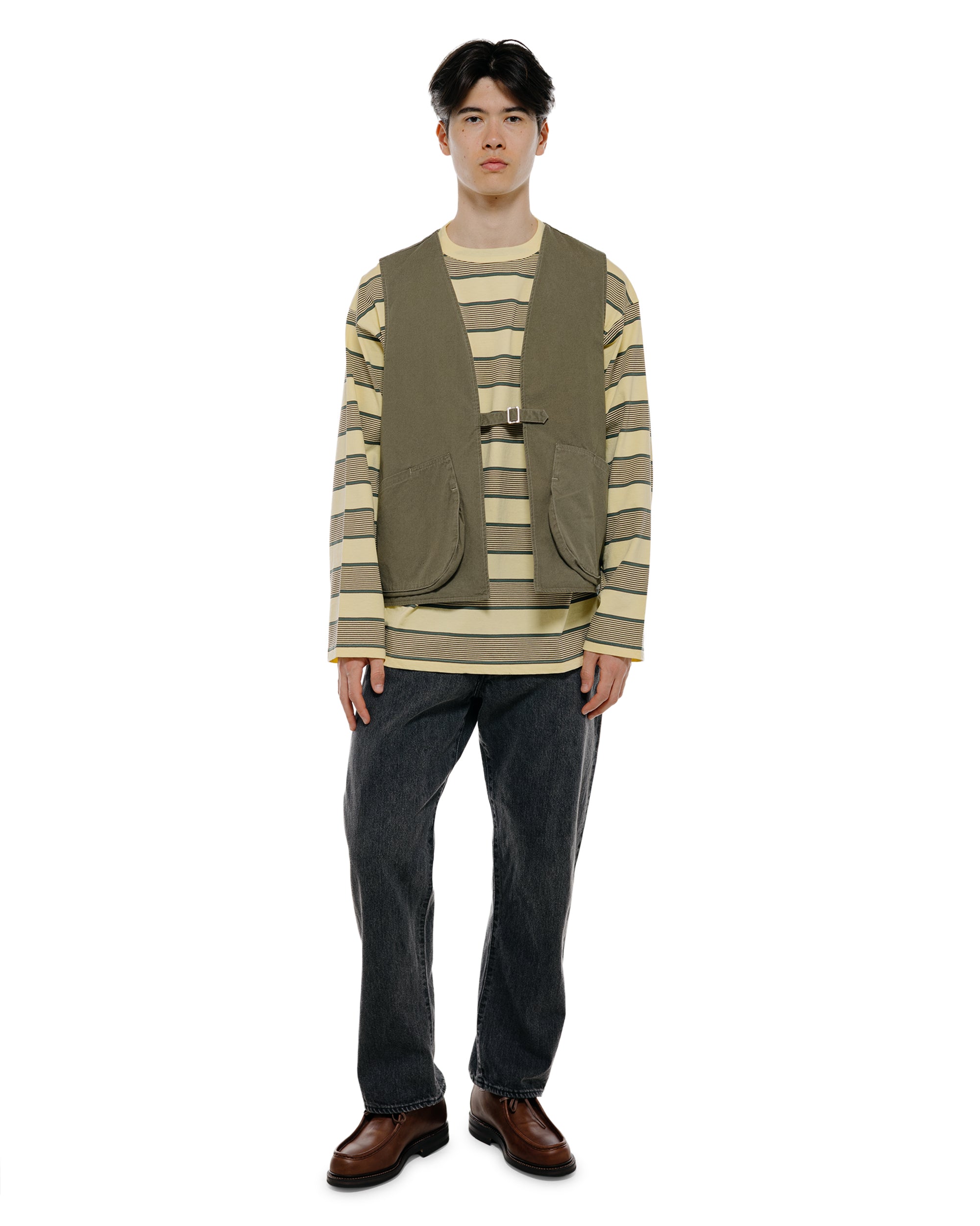 Phigvel Poplin Cloth Hunting Vest Faded Olive