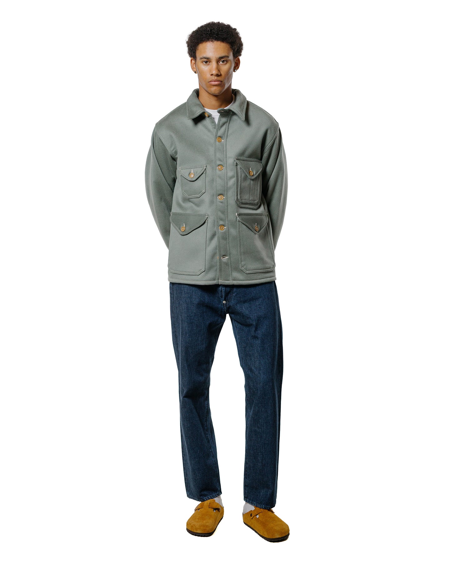 Post O'Alls Cruzer 5-R Beaver Melton Pale Green