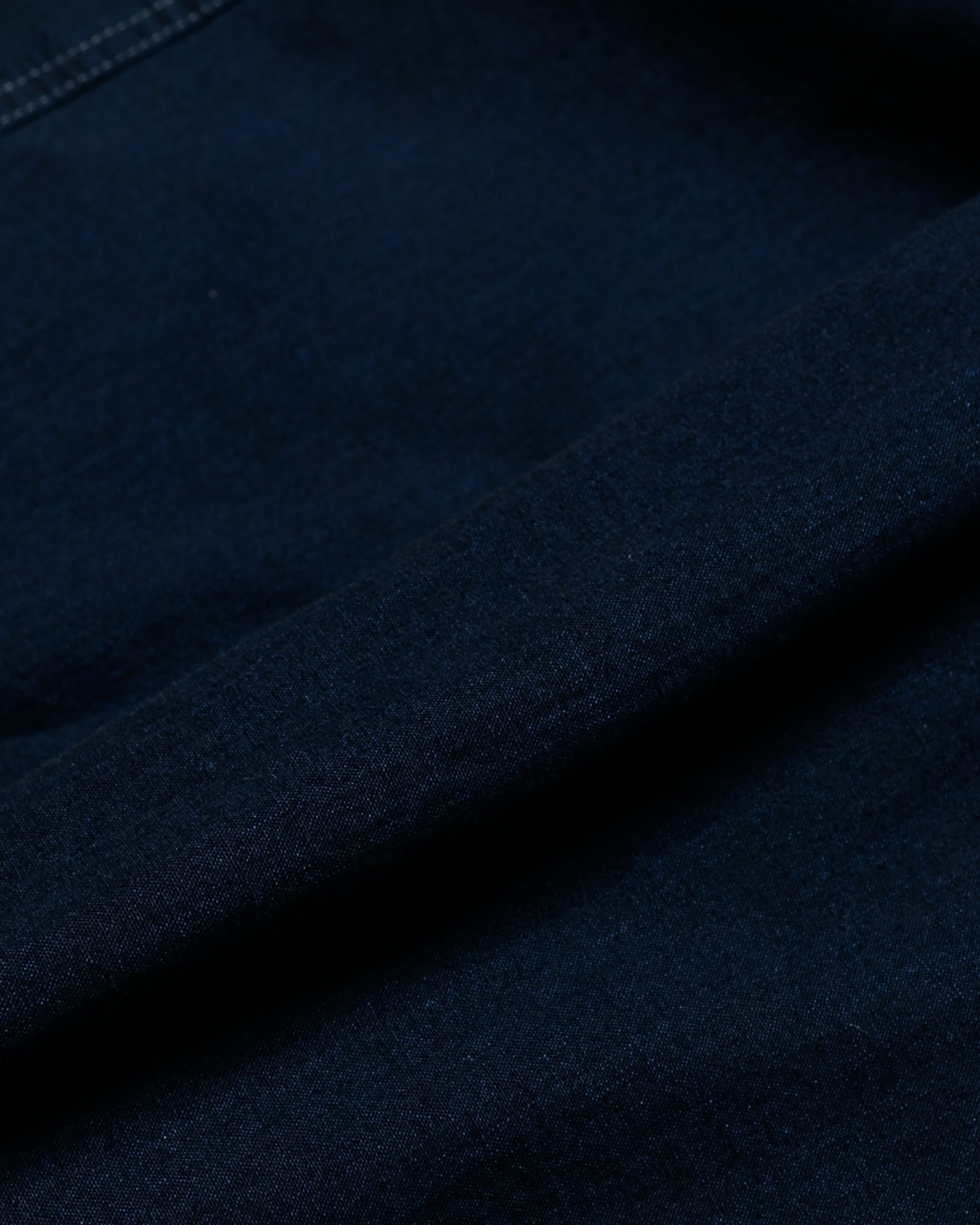 Post O'Alls E-Z Travail Pants Vintage Sheeting Indigo fabric