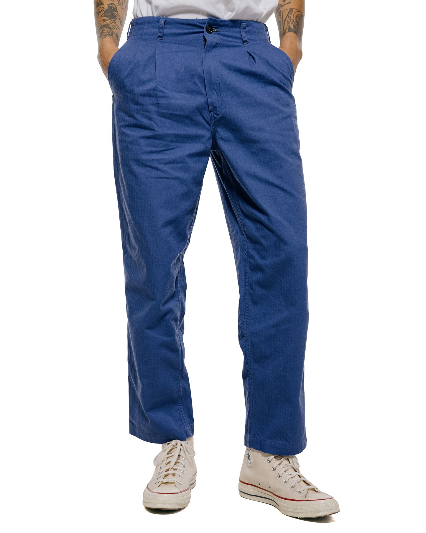 Post O'Alls California Pegtop Mini HBT Blue