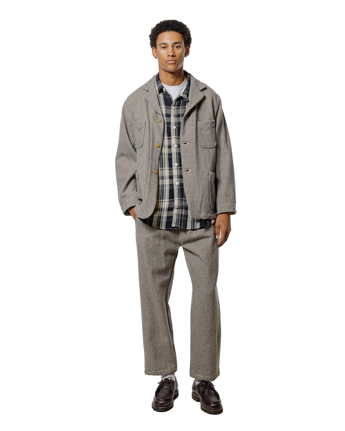 Post O'Alls E-Z Lax 4 Basket Tweed Ecru