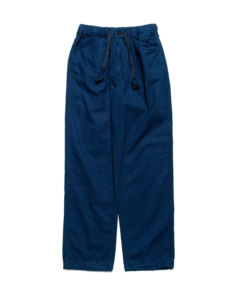 Post O'Alls E-Z Travail Pants Cotton/Linen Sheeting Indigo