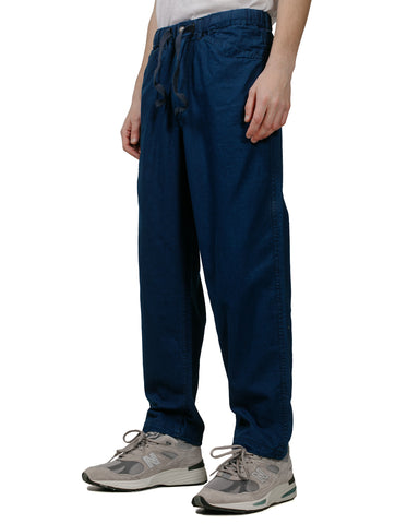 Post O'Alls E-Z Travail Pants Cotton/Linen Sheeting Indigo