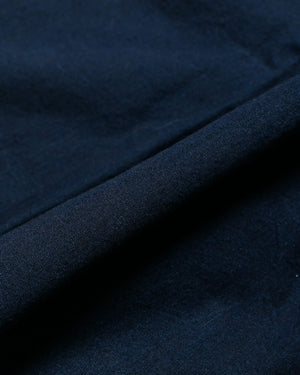 Post O'Alls E-Z Travail Shorts Vintage Sheeting Indigo fabric