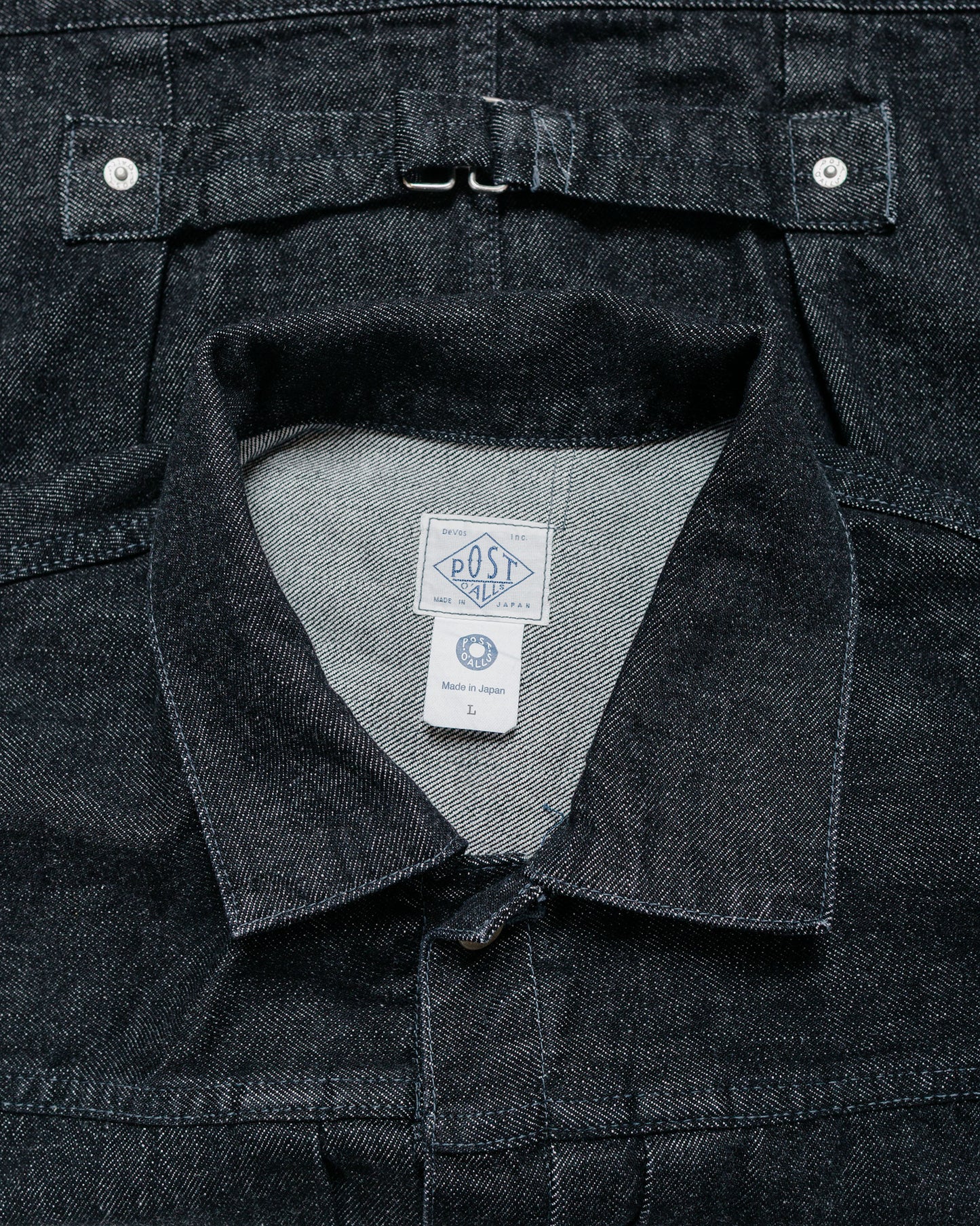 Post O'Alls El Ranchero 3 12.oz Denim Black Deep Wash