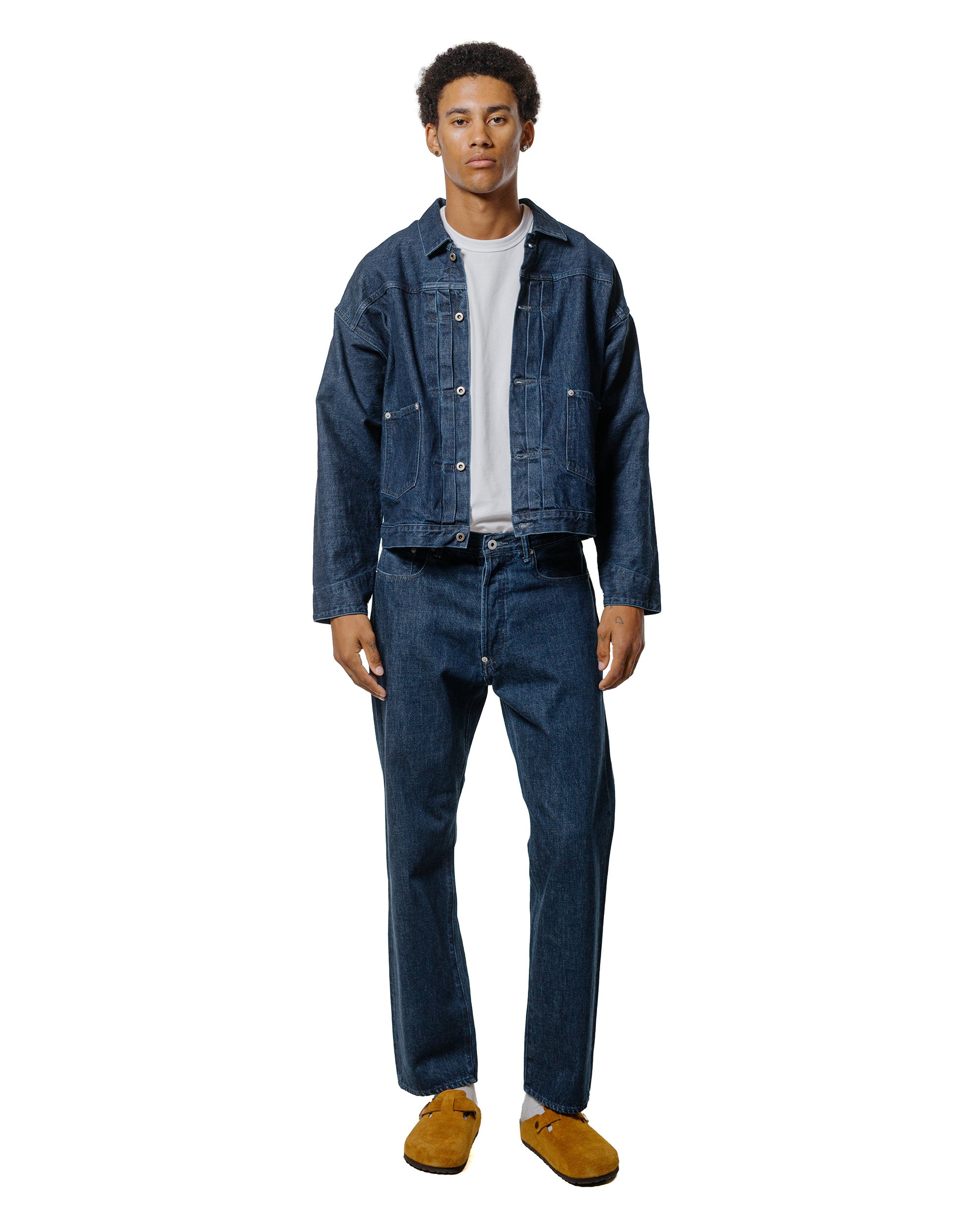 post overalls El Ranchero 3 indigo Ｓ Post O'Alls Ranchero 12oz. Selvedge Deep Washed Denim Indigo