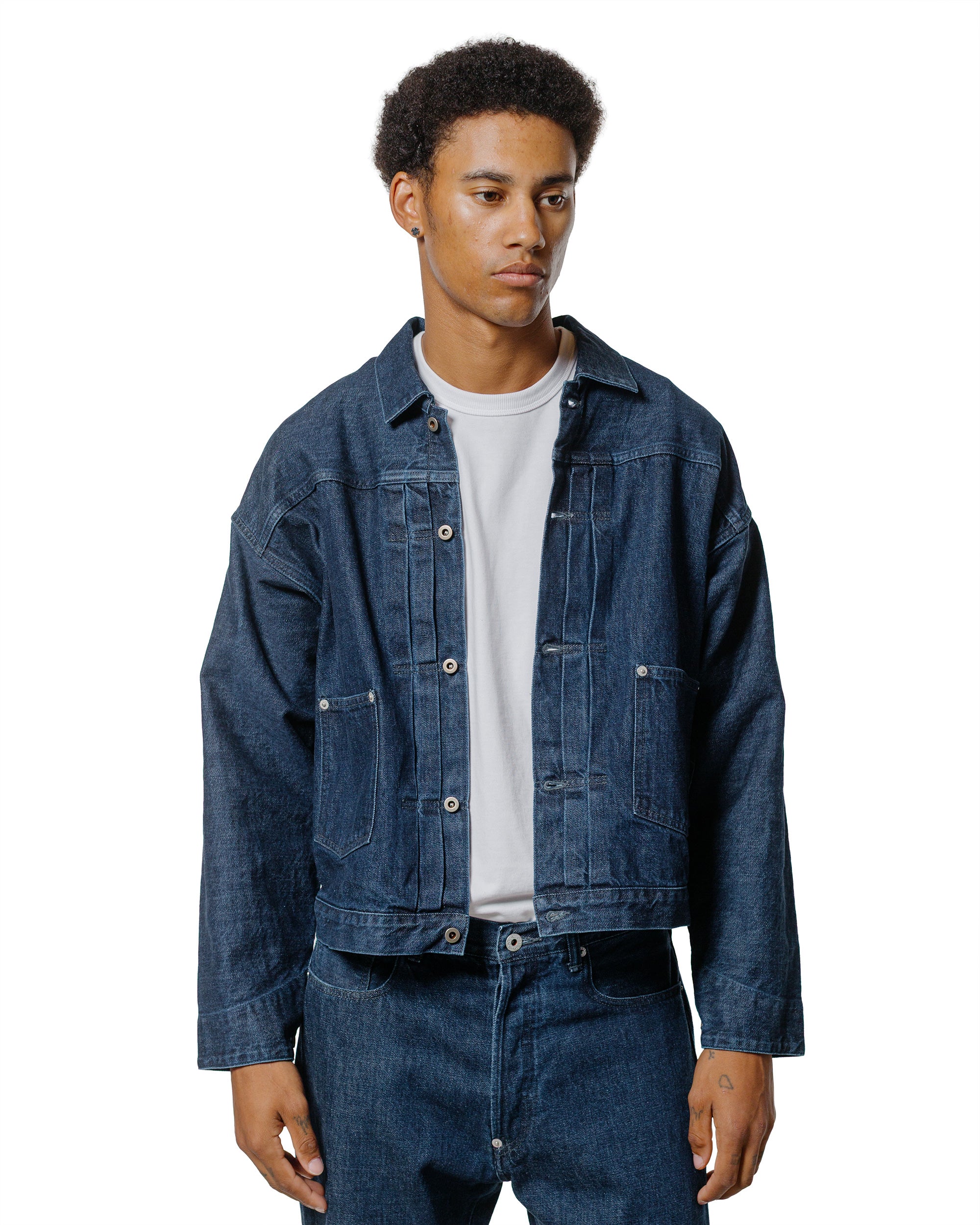 POST O'ALLS El Ranchero 3 デニムジャケット Post O'Alls El Ranchero 3 12.oz Denim Indigo Deep Wash