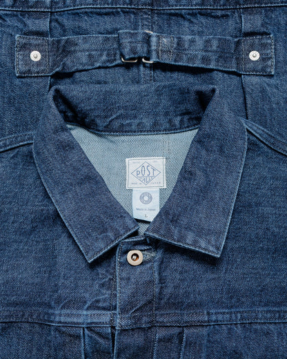 Post O'Alls El Ranchero 3 12.oz Denim Indigo Deep Wash