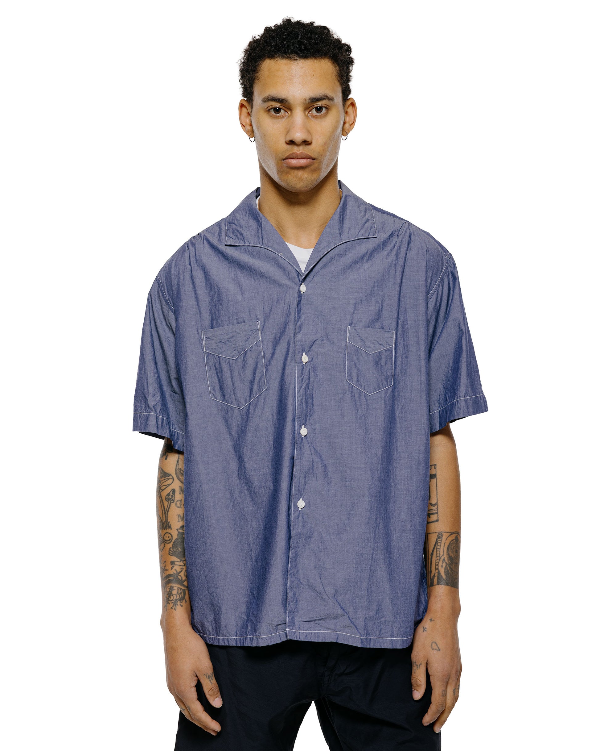 Post O'Alls Fever 2 SS High Count Broadcloth Blue