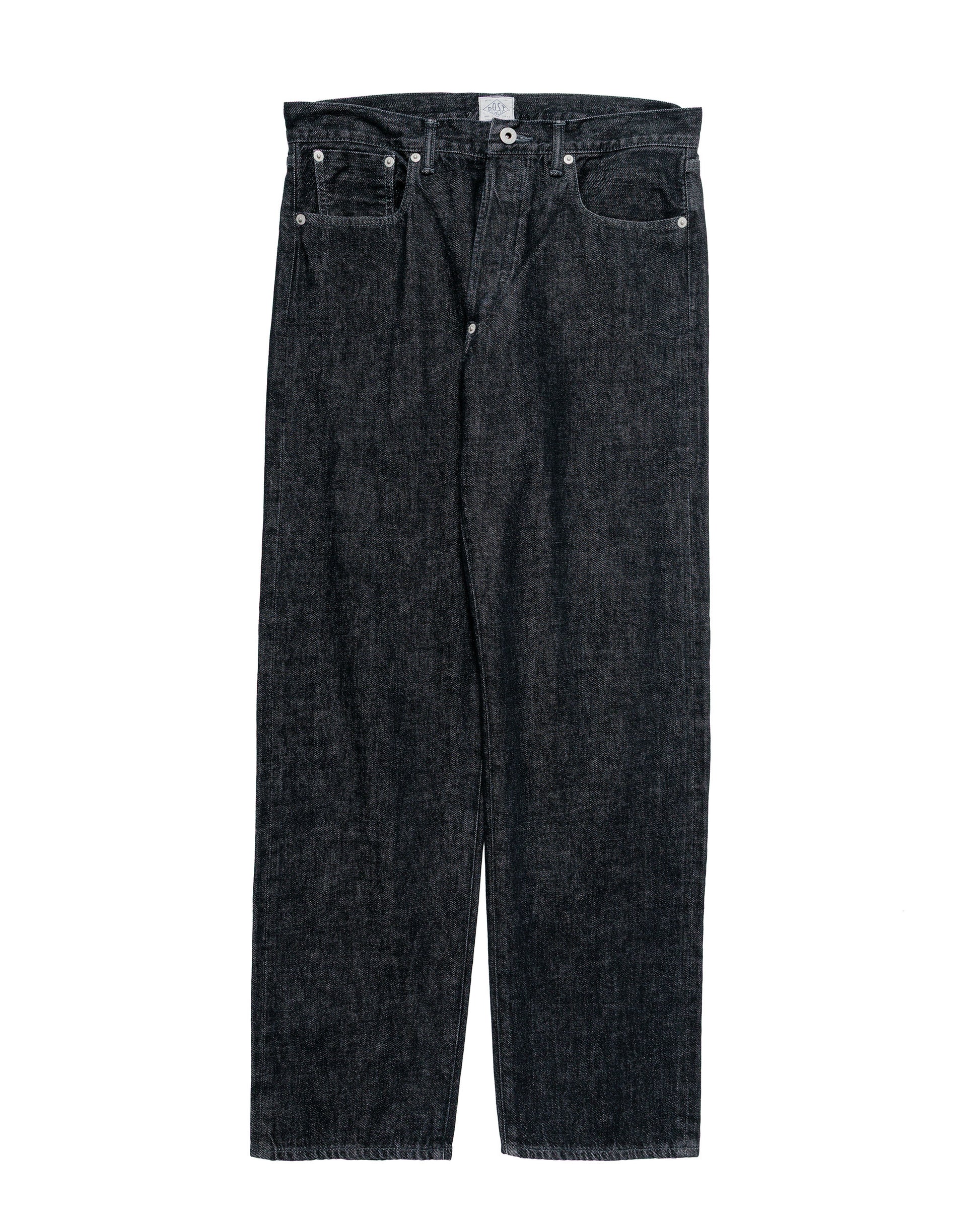 Post O'Alls No.10 Five Pocket 12.oz Denim Black Deep Wash