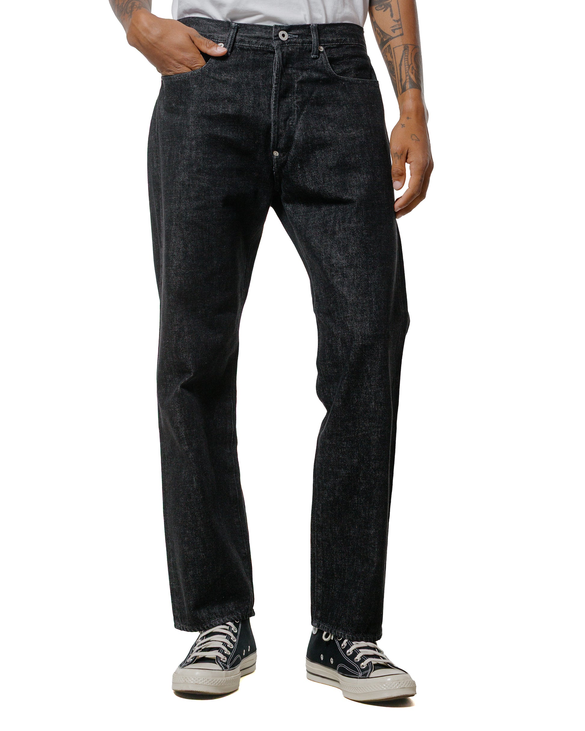 Post O'Alls No.10 Five Pocket 12.oz Denim Black Deep Wash