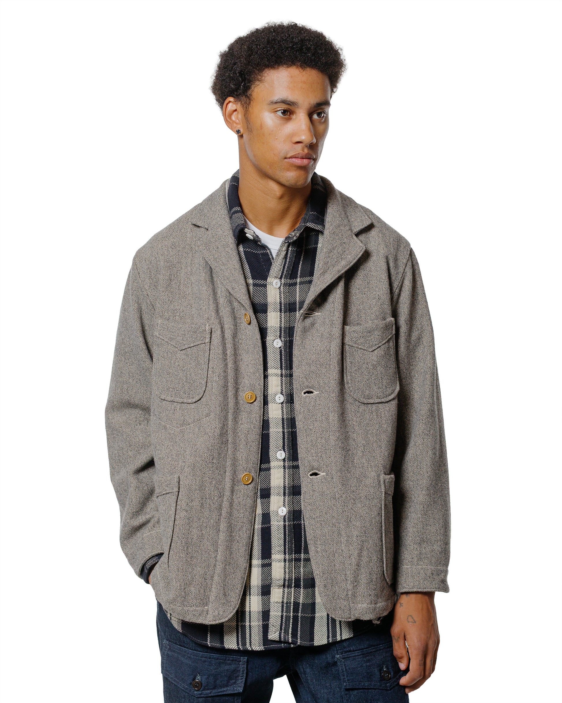 Post O'Alls OK 1930 Basket Tweed Ecru