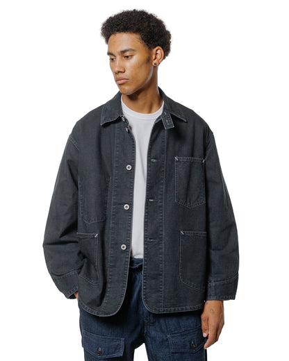 Post O'Alls POST 46 Pigment Dyed Canvas Washed Black