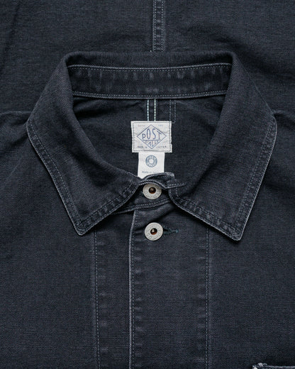 Post O'Alls POST 46 Pigment Dyed Canvas Washed Black