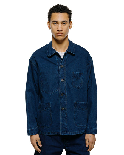 Post O'Alls POST Chinois Travail 2 Vintage Indigo Canvas Deep Washed Indigo