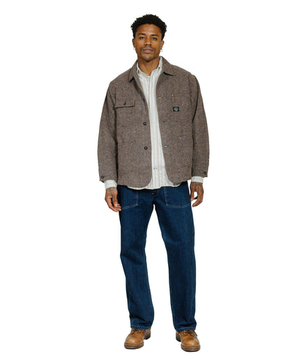 Post O'Alls Polarfleece Jacket Trashed Wool Base model full