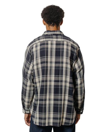 Post O'Alls St. Louis Cotton Flannel Plaid Grey