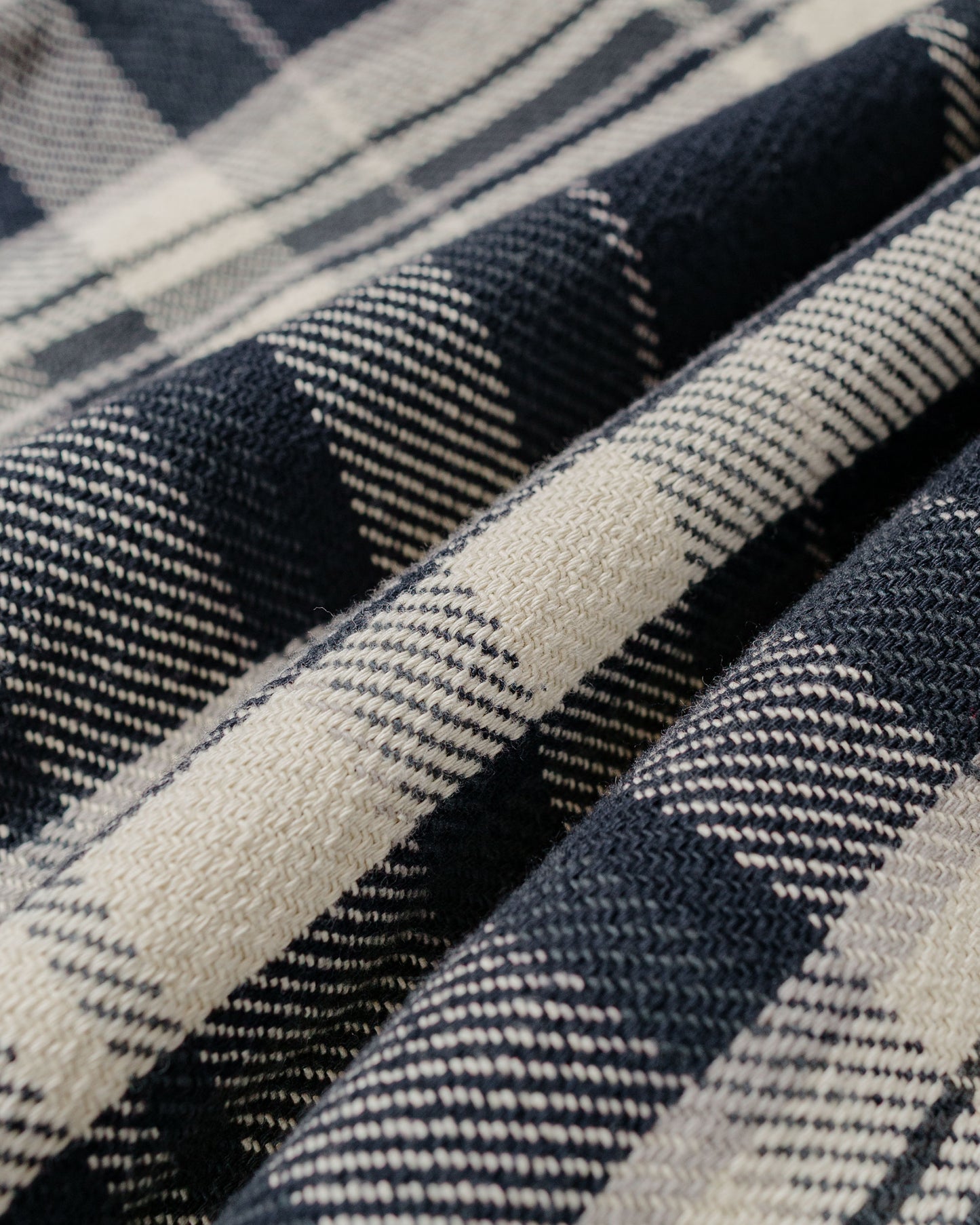 Post O'Alls St. Louis Cotton Flannel Plaid Grey