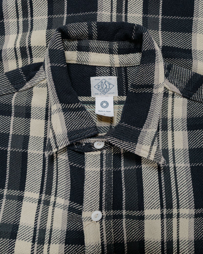 Post O'Alls St. Louis Cotton Flannel Plaid Grey
