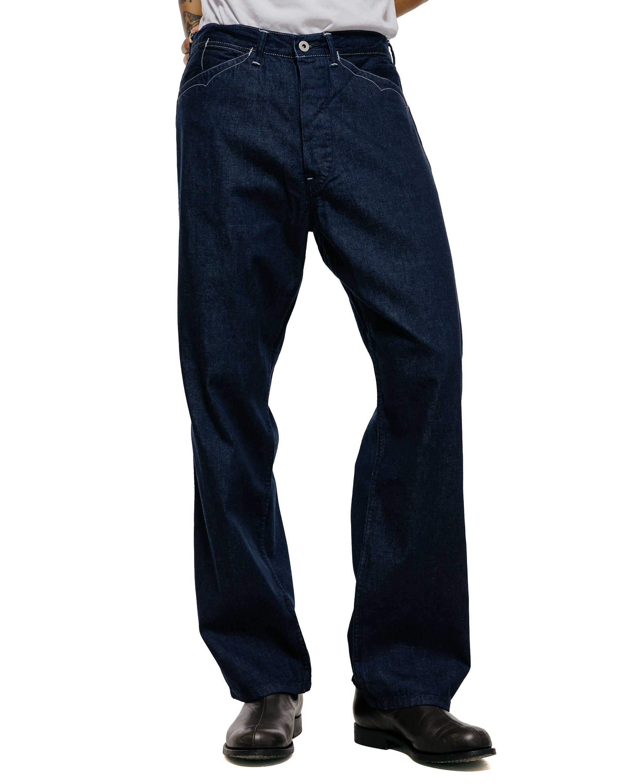Post O'Alls Sweetbear Bandtop 8oz. Denim Dark Indigo