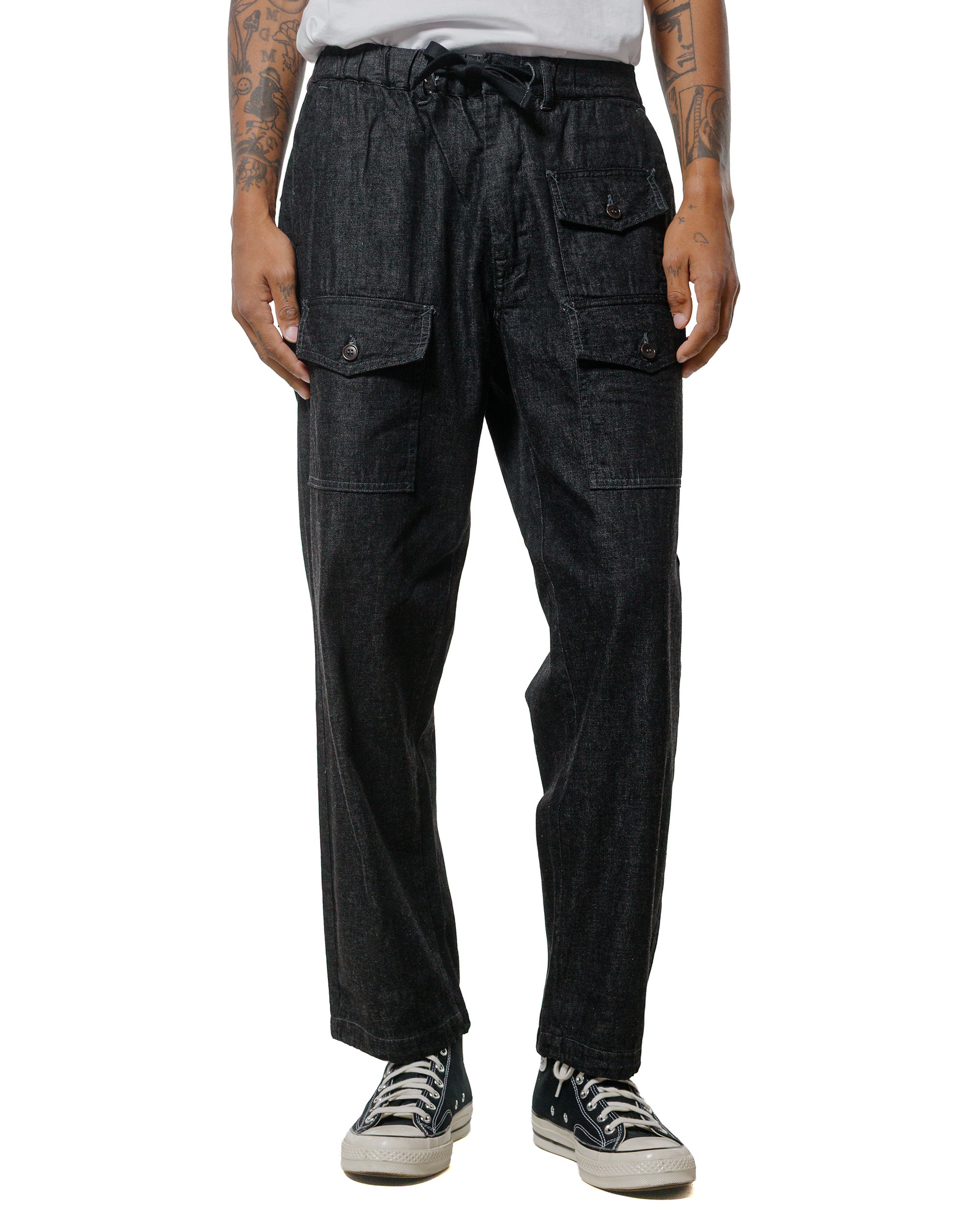 USA製 XL POST O'ALLS C-POST7 Black Watch Post O'Alls Town & Country Pants 8.oz Denim Black