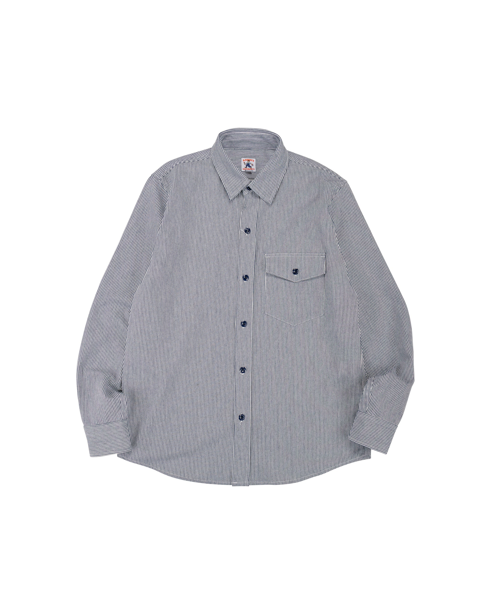 Randy's Garments 3-Pocket Work Shirt Cotton Heavy Brushed