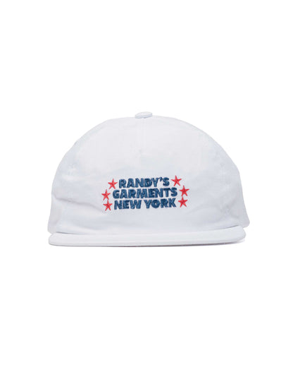 Randy's Garments 5-Panel Snapback 6040 Solid Oxford Cloth White