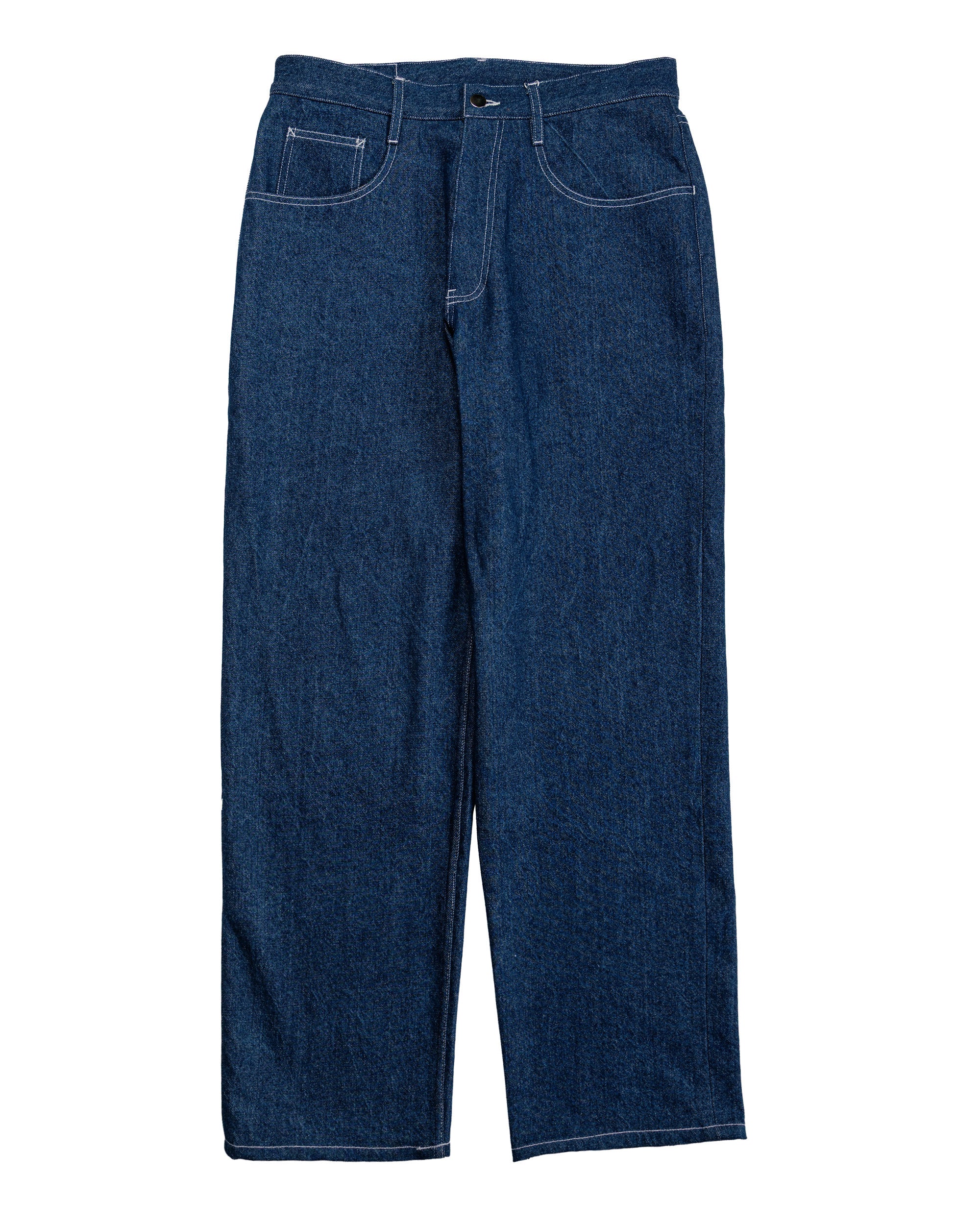 Single Indigo - Pants Denim Sarrouel Pocket 5 パンツ Pleat SVRN – Indigo in Pant Denim パンツ