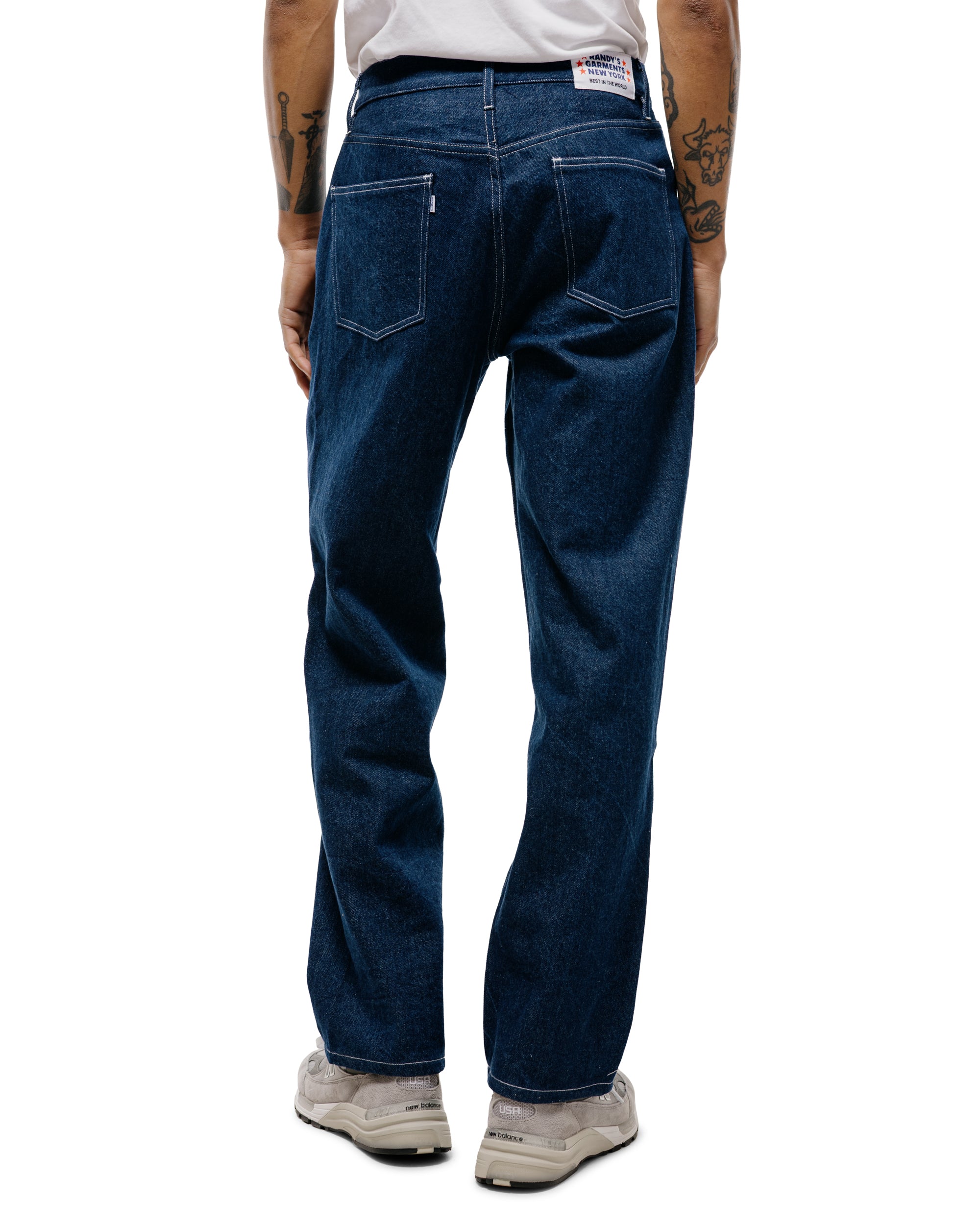 Randy's Garments 5-Pocket Jean Scoured Indigo 12oz Cotton Denim