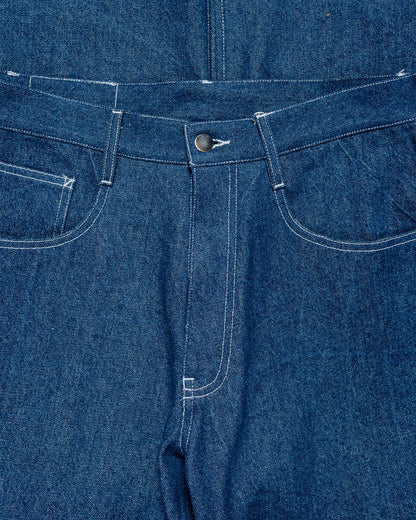 Randy's Garments 5-Pocket Jean Scoured Indigo 12oz Cotton Denim