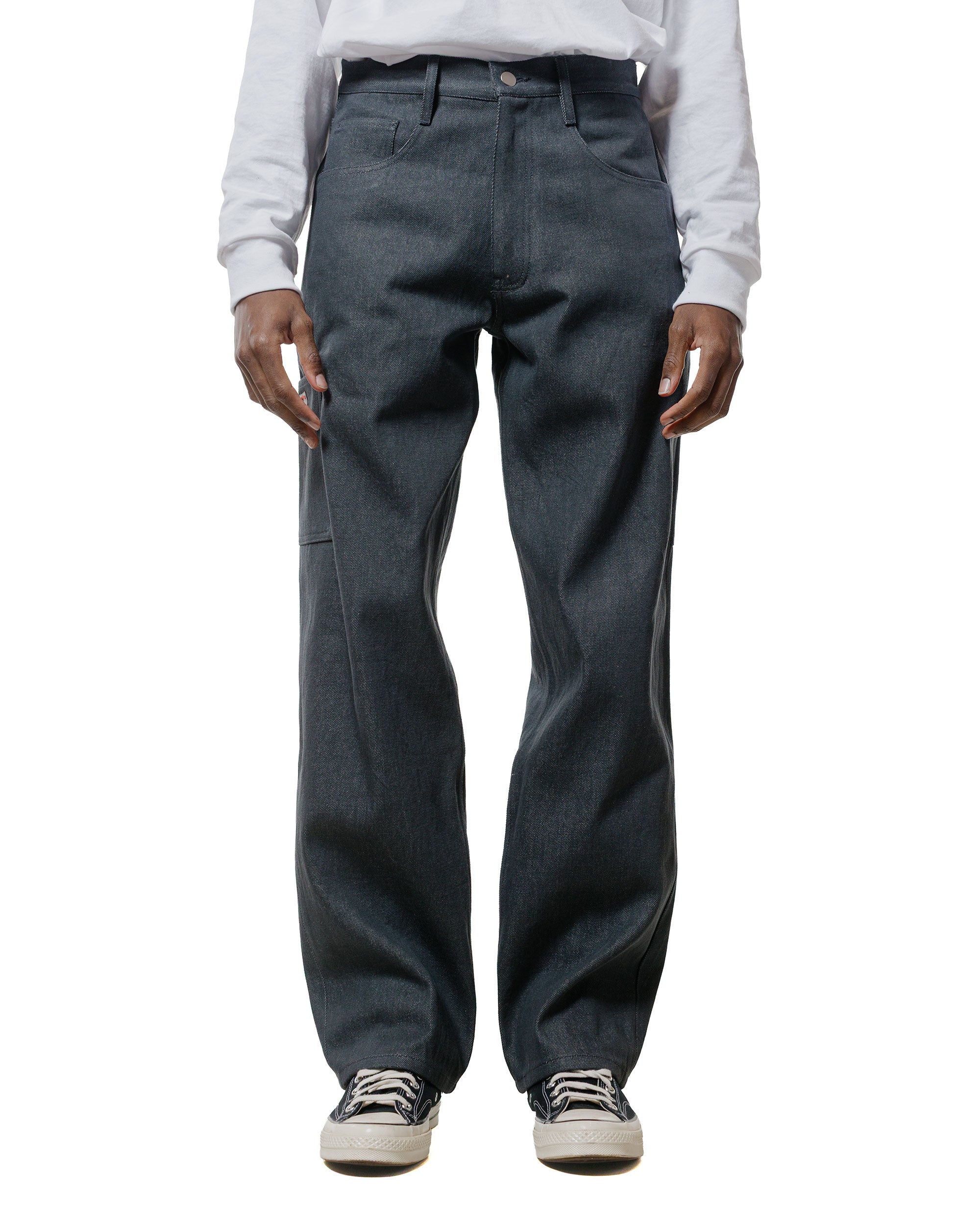 ♡e、♡ Randy デニム Randy's Garments 7-Pocket Jean Washed 13.5oz Cotton Charcoal Cone Deni