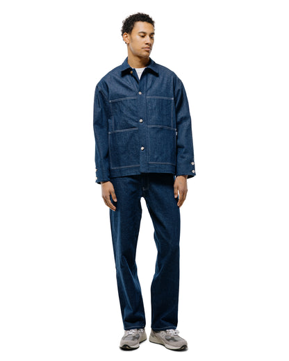 Randy's Garments Chore Coat Scoured Indigo 12oz Cotton Denim