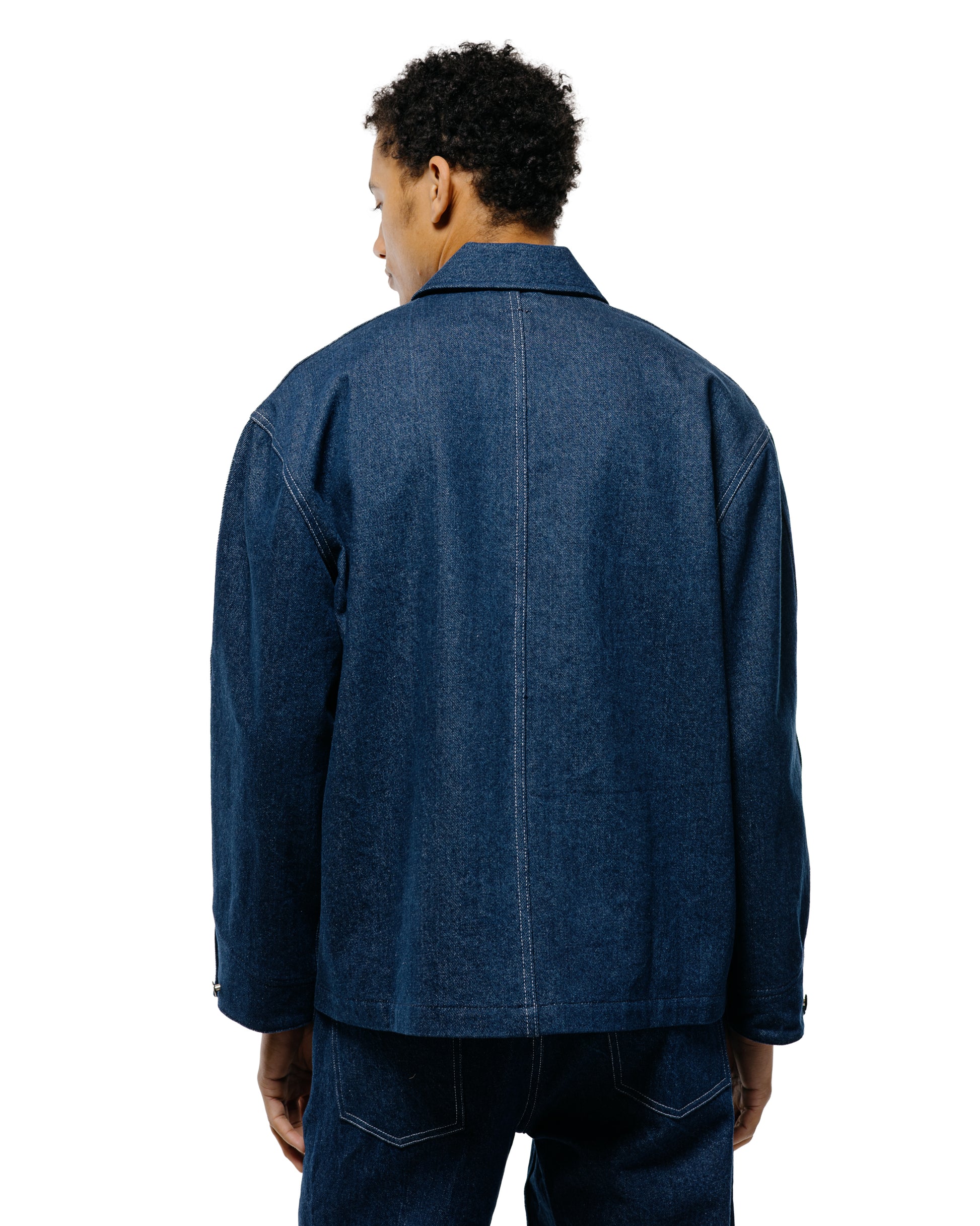 Randy's Garments Chore Coat Scoured Indigo 12oz Cotton Denim